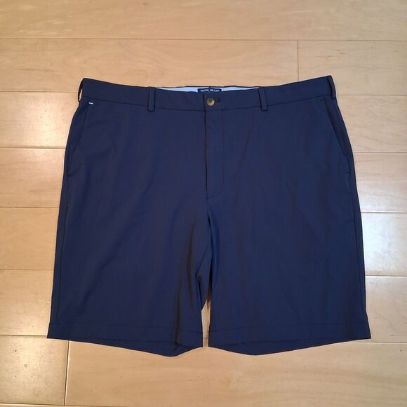 PETER MILLAR Crown Crafted Men's Stealth Performance Golf Shorts Navy Blue 40x9 - Picture 1 of 7
